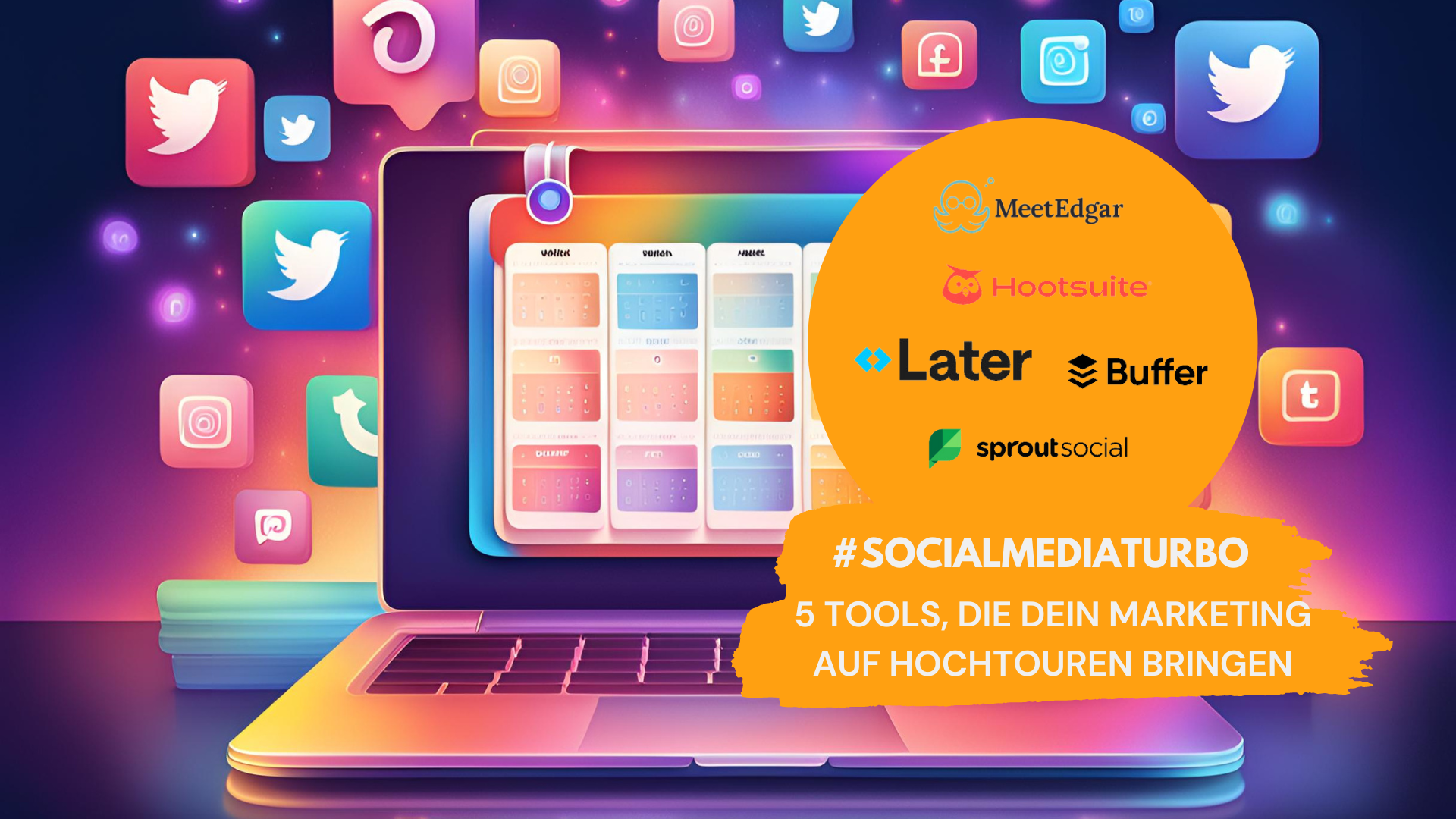 Social Media Turbo: 5 Tools, die dein Marketing als Handelsvertreter auf Hochtouren bringen