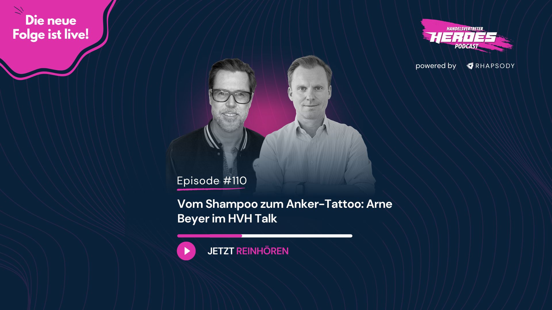 Vom Shampoo zum Anker-Tattoo: Arne Beyer im HVH Talk