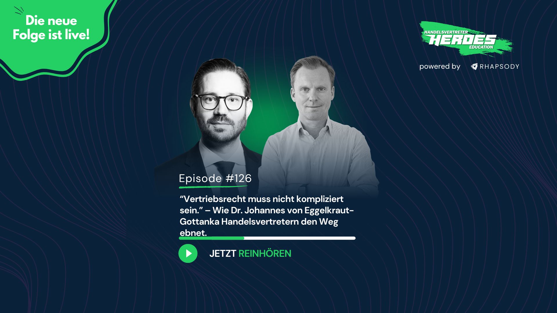 “Vertriebsrecht muss nicht kompliziert sein.” – Wie Dr. Johannes von Eggelkraut-Gottanka Handelsvertretern den Weg ebnet.