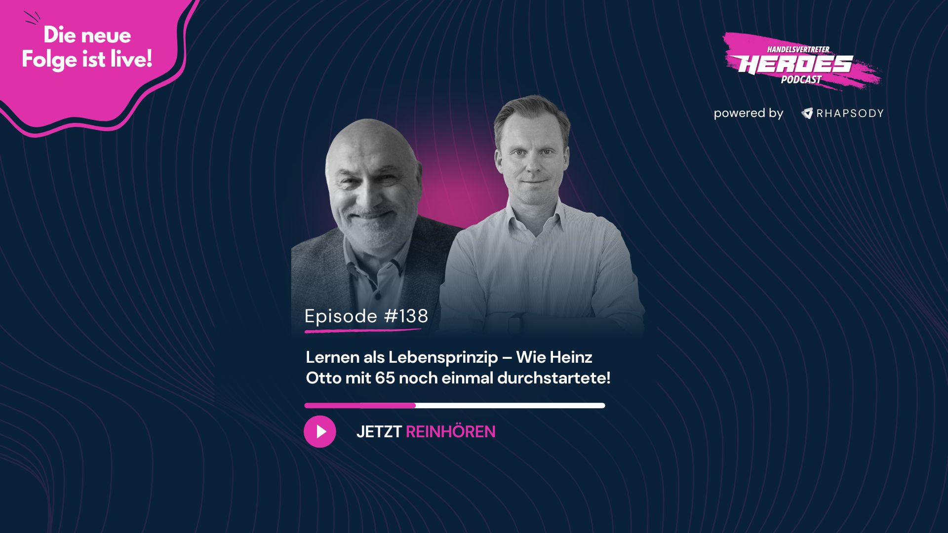 Lernen als Lebensprinzip – Wie Heinz Otto mit 65 noch einmal durchstartete!